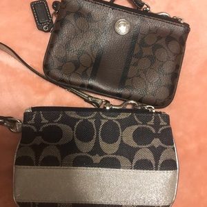 Coach wristlets